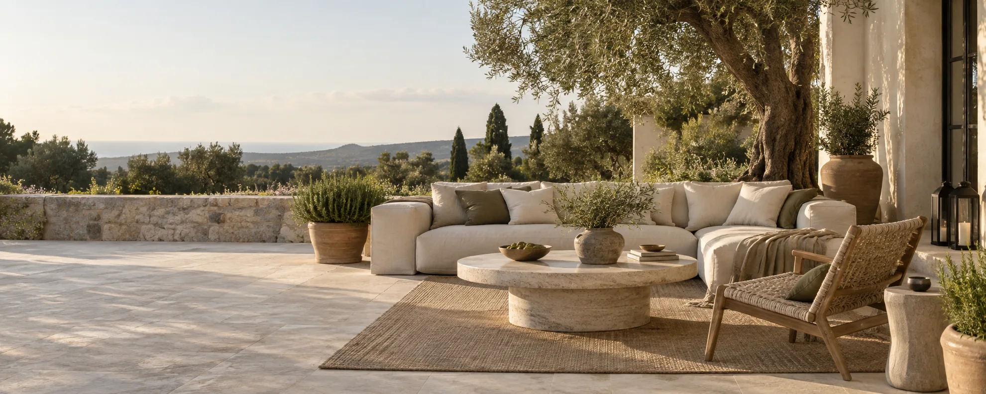 How to Layer an Outdoor Lounge